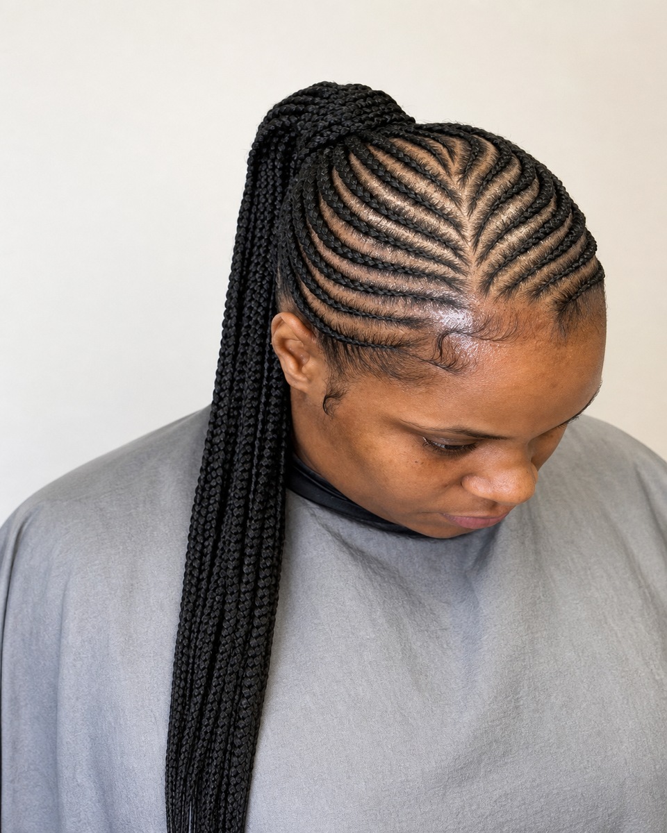 Queue feed-in — coiffure protectrice